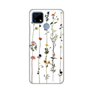 Silikonska maska / futrola print ultra tanka za Realme C25 Flower.