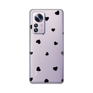 Silikonska maska / futrola print ultra tanka za Xiaomi 12 Pro Hearts.