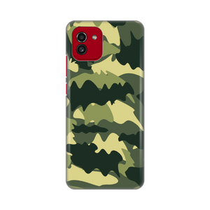Silikonska maska / futrola print ultra tanka za Samsung A035 Galaxy A03 Army.