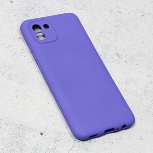 Silikonska maska / futrola Teracell Giulietta za Samsung A035 Galaxy A03 mat ljubicasta.