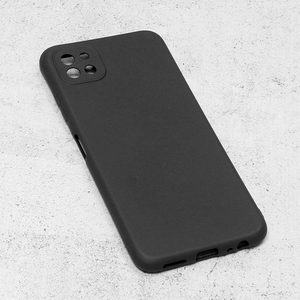 Silikonska maska / futrola Teracell Giulietta za Samsung A226 Galaxy A22 5G mat crna.