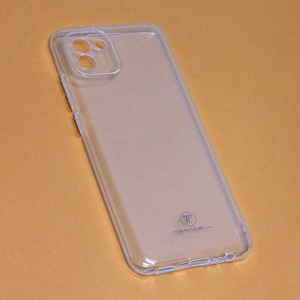 Silikonska maska / futrola Teracell Giulietta za Samsung A035 Galaxy A03 providna.