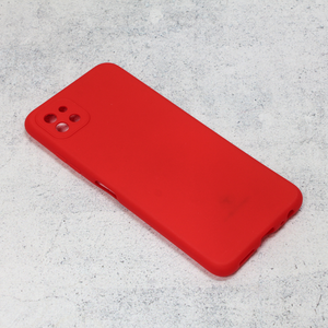 Silikonska maska / futrola Teracell Giulietta za Samsung A226 Galaxy A22 5G mat crvena.