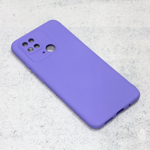 Silikonska maska / futrola Teracell Giulietta za Xiaomi Redmi 10C mat ljubicasta.