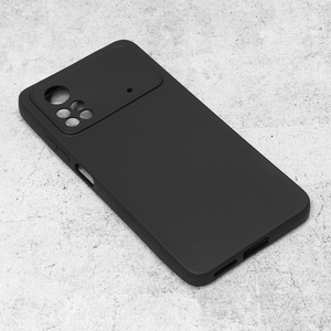 Silikonska maska / futrola Teracell Giulietta za Xiaomi Poco X4 Pro 5G mat crna.