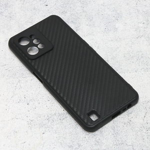 Maska / futrola Carbon fiber za Realme C31 crna.
