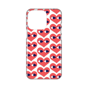 Silikonska maska / futrola print ultra tanka za iPhone 14 Pro Eye Heart Pattern.