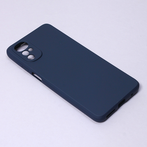 Silikonska maska / futrola Teracell Giulietta za Motorola Moto G22 mat tamno plava.