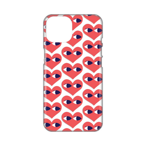 Silikonska maska / futrola print ultra tanka za iPhone 14 Plus Eye Heart Pattern.