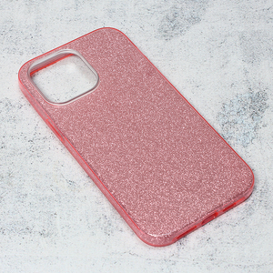 Maska / futrola Crystal Dust za iPhone 14 Pro Max roze.