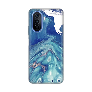 Silikonska maska / futrola print za Huawei nova Y70 Blue Marble.