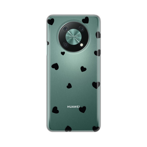 Silikonska maska / futrola print ultra tanka za Huawei Nova Y90 Hearts.