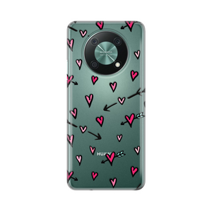 Silikonska maska / futrola print ultra tanka za Huawei Nova Y90 Heart Pattern.