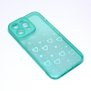 Maska / futrola Heart Color IMD za iPhone 14 Pro Max 6.7 mint.