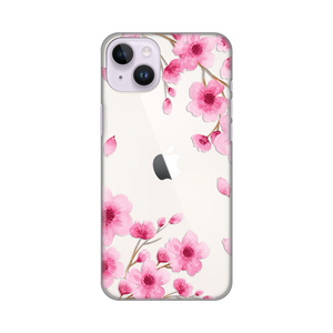 Silikonska maska / futrola print ultra tanka za iPhone 14 Plus Rose flowers.