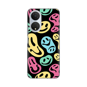 Silikonska maska / futrola print za Huawei Honor X7 crni Color Smiles.