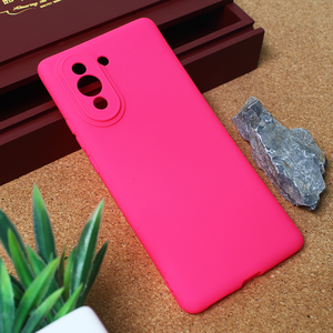 Silikonska maska / futrola Teracell Giulietta za Huawei Nova 10 mat pink.