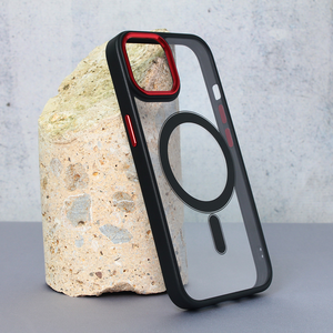 Maska / futrola Magsafe Shining Camera za iPhone 14 crvena.
