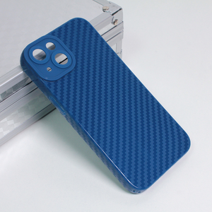 Maska / futrola Silikon Line za iPhone 14 plava.