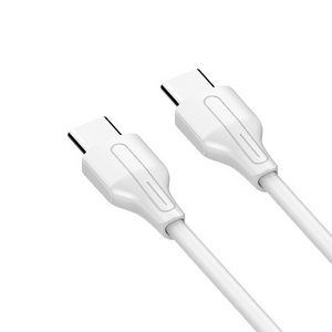 Data kabl LDNIO LC132-C 65W Type C na Type C beli 2m.