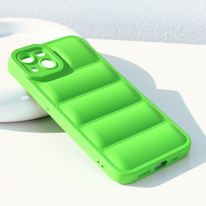 Maska / futrola Feather TPU za iPhone 14 zelena.