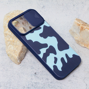Maska / futrola Camera Army za iPhone 14 Pro Max 6.7 tamno plava.