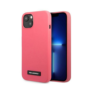 Maska / futrola Karl Lagerfeld Hc Silicone Plaque za iPhone 13 pink (KLHCP13MSLMP1PI).