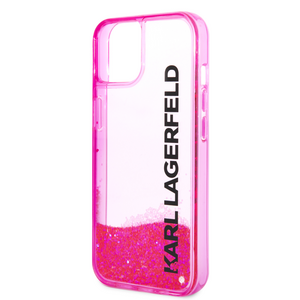 Maska / futrola Karl Lagerfeld Hc Liquid Glitter Elong za iPhone 11 6.1 pink ( KLHCN61LCKVF).
