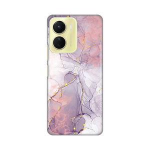 Silikonska maska / futrola print za Vivo Y16 Pink Marble.