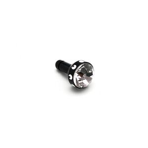 Kapica slušalice 3,5 mm charm velika crna.