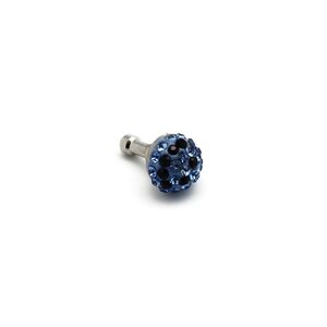 Kapica slušalice 3,5 mm smajli plava.