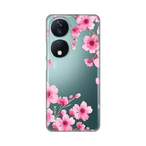 Silikonska maska / futrola print ultra tanka za Huawei Honor X7b Rose Flowers.