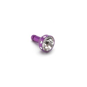 Kapica slušalice 3,5 mm charm velika ljubicasta.