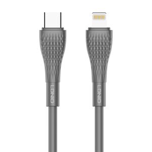 USB data kabl LDNIO LC671 30W Type-C na Lightning 1m crni (MS).