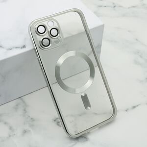 Maska / futrola CAMERA PROTECT MagSafe za iPhone 12 Pro Max (6.7) srebrna (MS).