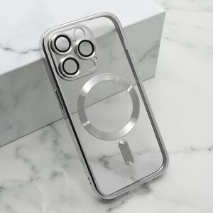 Maska / futrola CAMERA PROTECT MagSafe za iPhone 15 Pro (6.1) srebrna (MS).