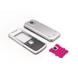 Kućište / oklop za Nokia 7210 Supernova siva sa tastaturom.