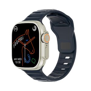 Smart Watch DT8 Ultra crno-zlatni (silikonska narukvica) (MS).