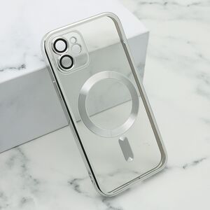 Maska / futrola CAMERA PROTECT MagSafe za iPhone 12 srebrna (MS).
