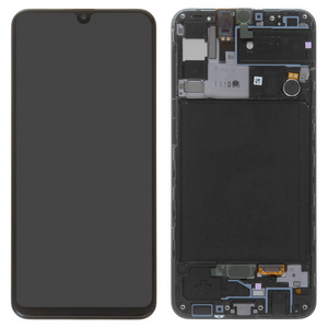 LCD displej za Samsung A307/Galaxy A30S + touchscreen + frame crni Service Pack original/GH82-21190A.