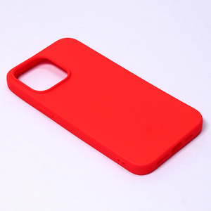 Silikonska maska / futrola Teracell Giulietta za iPhone 14 Pro Max 6.7 mat crvena.