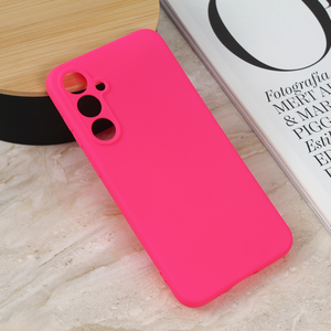 Silikonska maska / futrola Teracell Giulietta za Samsung S711 Galaxy S23 FE mat pink.