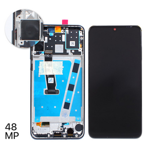 LCD displej za Huawei P30 Lite + touchscreen + frame crni (Version 48MP) OEM.