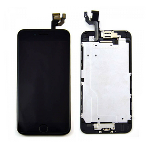 LCD displej za Iphone 6G sa touchscreen crni OEM foxconn/staklo CHA+HOME dugme+zvucnik+prednja kamera.