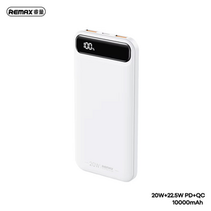 Back Up Baterija prenosiva baterija REMAX Bole Series RPP-520 PD20W+QC22.5W Fast Charging 10000mAh beli.