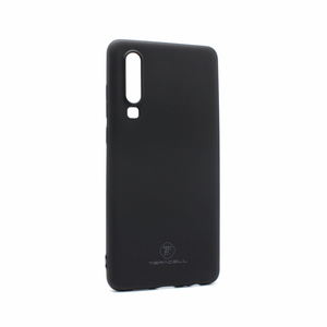 Silikonska maska / futrola Teracell Giulietta za Huawei P30 mat crna.