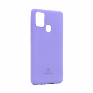 Silikonska maska / futrola Teracell Giulietta za Samsung A217F Galaxy A21s mat ljubicasta.