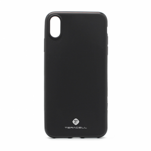 Silikonska maska / futrola Teracell Giulietta za iPhone XR crna.