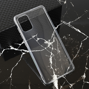 Silikonska maska / futrola Teracell Giulietta za Samsung A715F Galaxy A71 providna.