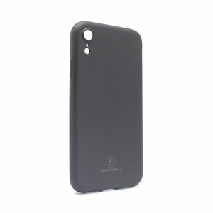 Silikonska maska / futrola Teracell Giulietta za iPhone XR mat crna.